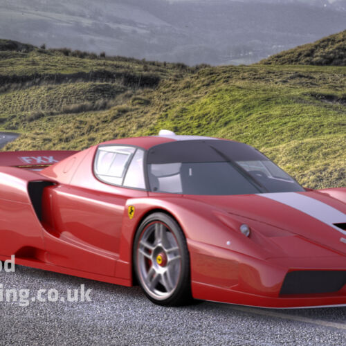 Ferrari Car Render Images, 3D Model CAD, UK Vehicle and Boat Graphics